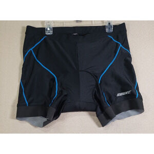 Souke Sports Shorts‎ Mens 4XL XXXXL Black Elastic Waist Padded Crotch Cycling